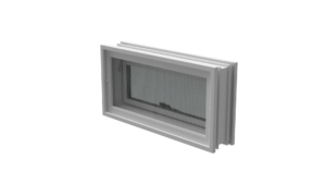 WHITE COLOR CRAWL SPACE VENT OUTSIDE VIEW